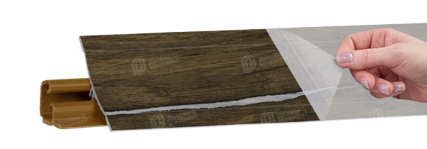 Плинтус LB 231 Дуб Флагстаф тёмный 3,0 м 103