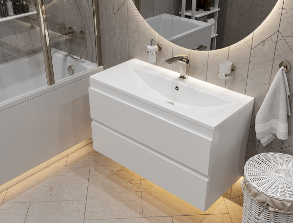 Раковина Mario 1000 Белый