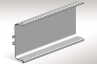 Профиль GOLA C-образный C801 глянцевый Алюминий ОРЕS