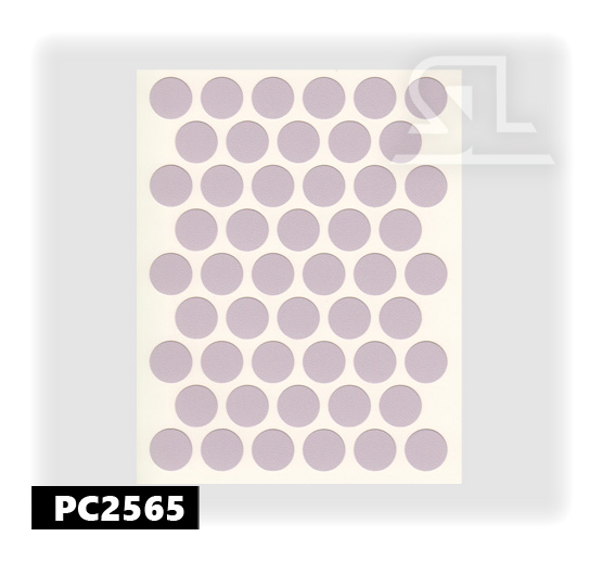 Пластиковые заглушки самоклеящиеся 14мм для евровинта PC2565 Лиловый PACIFIC
