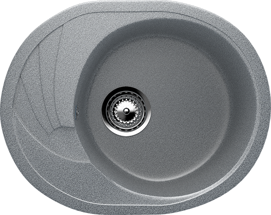 Мойка овальная U403 Тёмно-серый