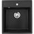 Мойка квадратная U406 Ультра-чёрный 