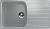 Мойка прямая U203 Серый