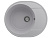 Мойка овальная Quartz Nora 585 Платина