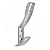 Крючок 2х рожковый RW 0804 Хром GAMET