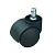 Колёсная опора 50 мм для кресел поворотная 35 кг Чёрный ФФМ