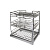 Корзина нижнего монтажа 400 Хром ALBA 30 кг.