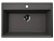 Мойка прямая Quartz Forte 760 Асфальт
