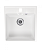 Мойка глянцевая квадратная U406 Brilliant Ультра-белый