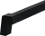 Ручка скоба Lungo L=800 790 мм матовый Чёрный AQ