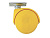 Колёсная опора поворотная d50х68 мм Жёлтый HTS