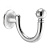 Крючок 1 рожковый KR 0150 Хром KERRON 10 кг.
