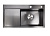 Мойка AMOLLET 3 мм 7848-R 78х48 Чёрная Правая