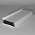 Профиль F1-11 рамочный широкий Белый матовый 8мм Rosla