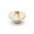 Ручка-кнопка FK492 knob, белый с золотом