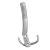 Крючок 3х рожковый KR 0071 SC Хром матовый KERRON 25 кг.