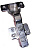 Петля полунакладная 08* с доводчиком CLIP-ON 3D AGV