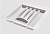 Лоток для столовых приборов 550 Белый SL 395-500*375-497*45
