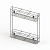 Бутылочница боковая 200 Хром без направляющих ЭКОНОМ ЮММ 15 кг.