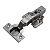 Петля накладная 110* с довод. CLIP-ON, All-2-Way 3D Чёрный никель MF Prima