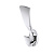 Крючок 2х рожковый 9303 Хром EDSON