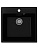 Мойка прямая Quartz Forte 505 Уголь