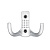 Крючок 2х рожковый WP 1208 Хром матовый GAMET