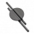 Ручка накладная 6604-192-MGR 192MM Графит матовый