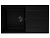 Мойка прямая Quartz Prima 850 Уголь