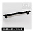 Ручка скоба SL 4010 192 мм, алюминий Чёрный SL