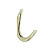 Крючок 1 рожковый KR 0080 OT Золото KERRON 30 кг.