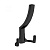 Крючок 3х рожковый KR 0340 BL Чёрный матовый KERRON 25 кг.