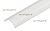 Экран ARH-KANT-H16-2000 Round Clear-PM пластик Прозрачный Белый Arlight