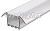 Алюминиевый профиль PLS-LOCK-H25-FA-2000 ANOD матовый Серебро Arlight